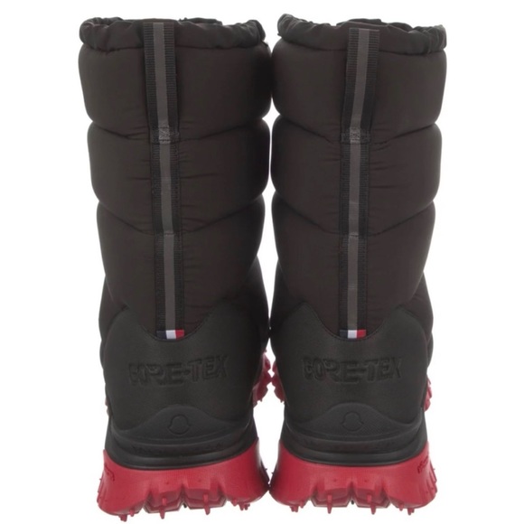 NWT! MONCLER Trailgrip Après Rubber-Trimmed Quilted Nylon Snow Boots. Size 11 - Picture 3 of 6